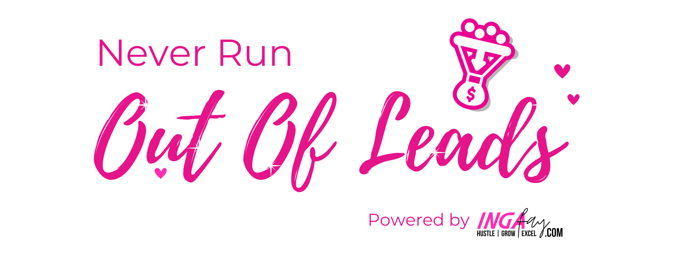 Never Run Out Leads Logo